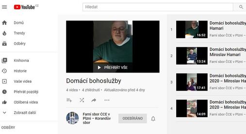 Sborový život v době karantény