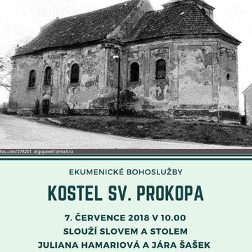 Ekumenická poutní bohoslužba v kostele sv. Prokopa v Lestkově
